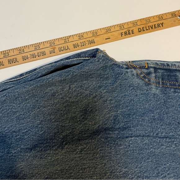 Men's Levi's 501 Original Dark Stone washed  Jeans 44 x 30 - Picture 3 of 9